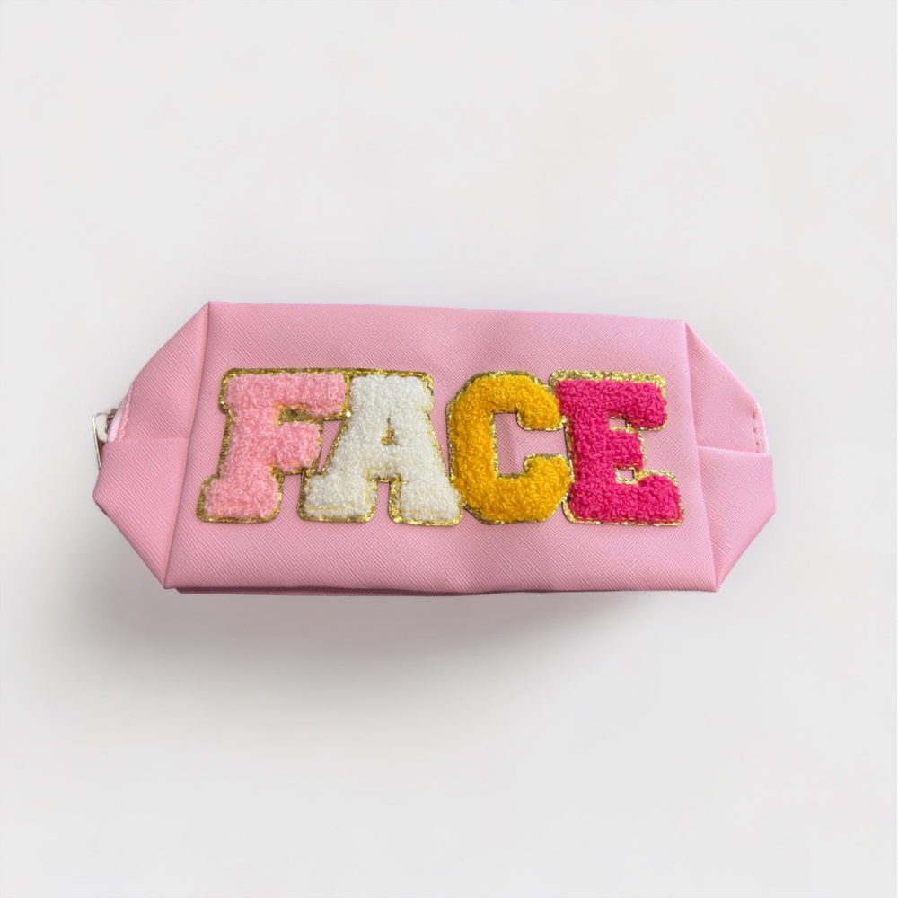 FACE women’s cosmetics bag, travel case, pencil holder, accessories bag,